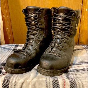 Danner black leather boots- men’s 10